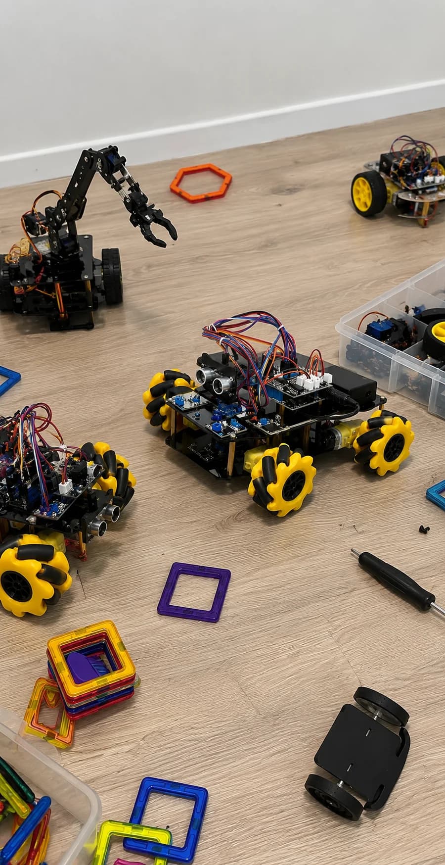 Robots y proyectos de los alumnos